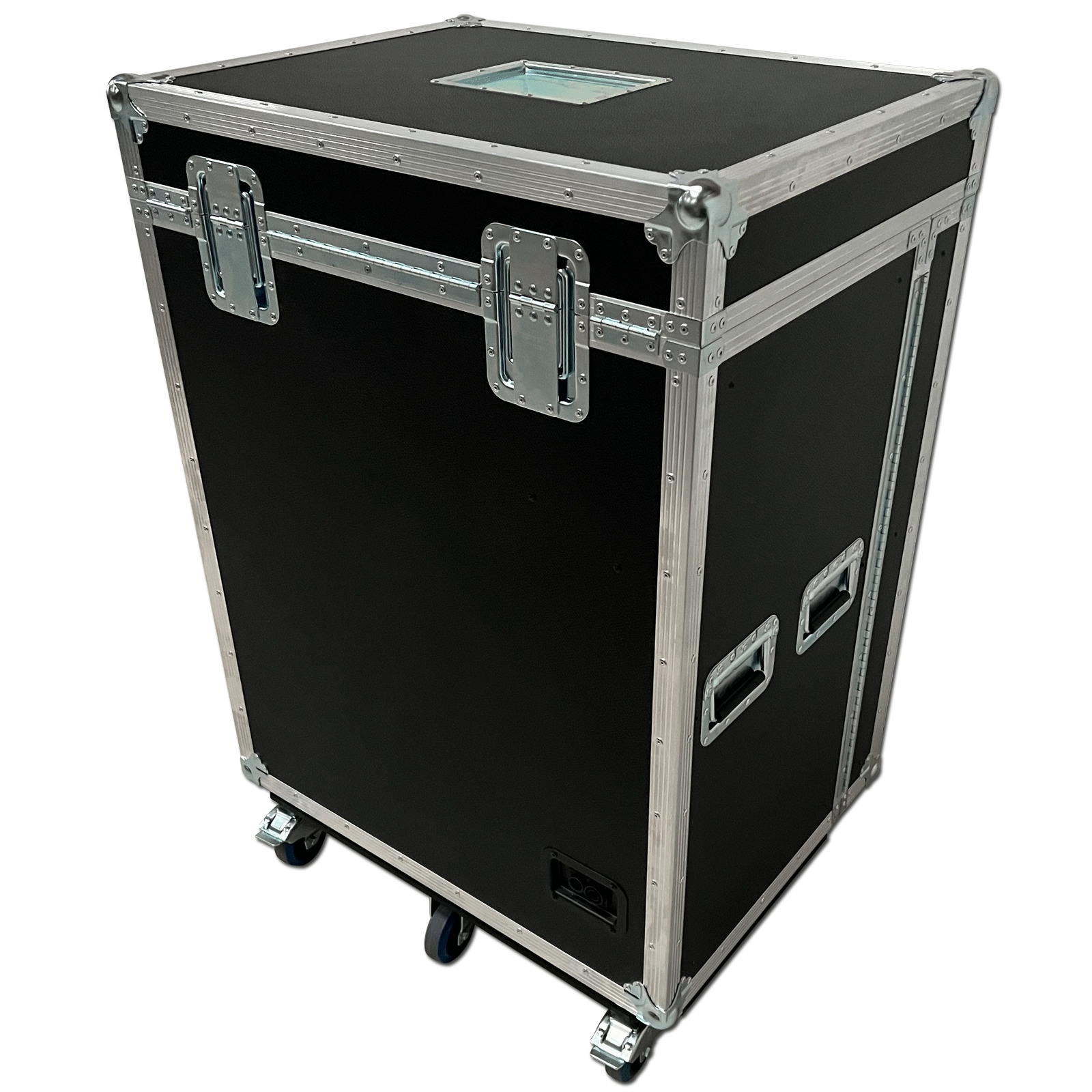 5 Drawer Backline Tool Flightcase With 3u Rack Space